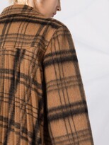 Thumbnail for your product : RED Valentino Pleat-Detail Checked Jacket