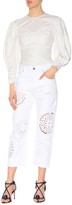 Thumbnail for your product : Isabel Marant Ronny broderie anglaise jeans