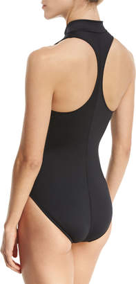 Magicsuit Coco Zip-Front One-Piece Swimsuit, Black, Plus Size