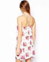 Thumbnail for your product : ASOS Swing Dress in Pretty Rose Print