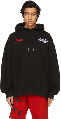 Givenchy Black Embroidered Patches Motel Hoodie