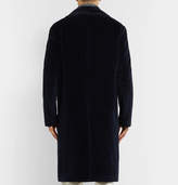 Thumbnail for your product : Massimo Alba Double-Breasted Cotton-Velvet Overcoat