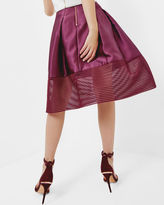 Thumbnail for your product : JURISA Mesh panel full skirt