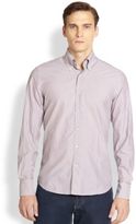 Thumbnail for your product : Canali Striped Cotton Sportshirt