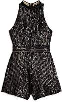 Thumbnail for your product : Miss Behave Girls Girls' Katya Sequin Romper - Big Kid