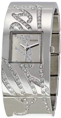 GUESS Autograph Women's Quartz Watch with Silver Dial Analogue Display and Silver Stainless Steel Strap W12063L1
