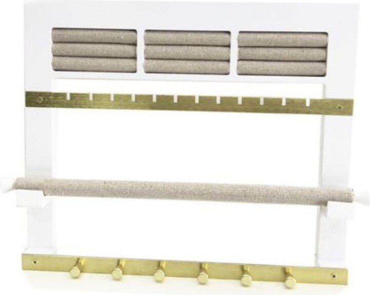 HIVES HONEY May White Jewelry Armoire10x12x1