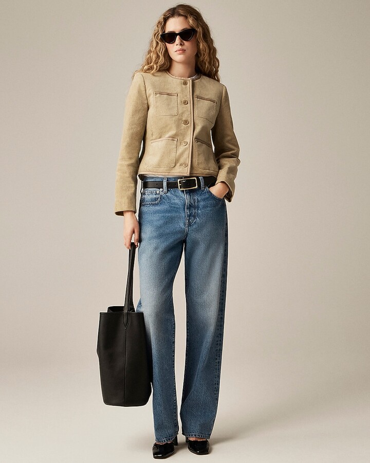 J.Crew Patch-pocket lady jacket in stretch corduroy