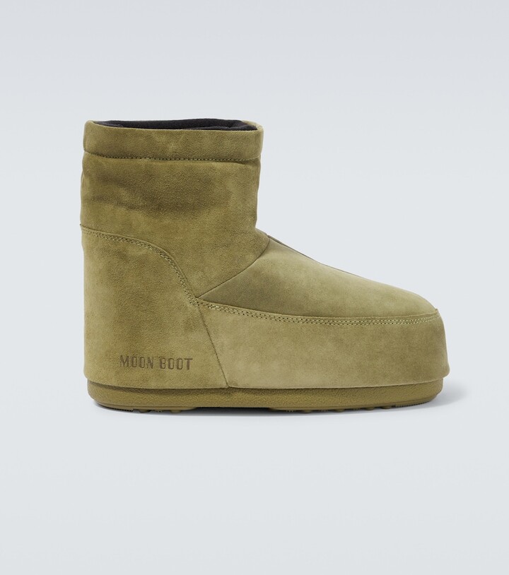 Moon Boot Icon Low suede snow boots