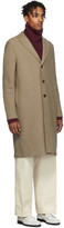 Thumbnail for your product : Harris Wharf London Tan Virgin Wool Overcoat