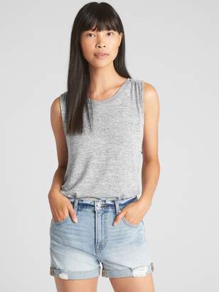 Gap Softspun Swing Tank Top with Cinched Back