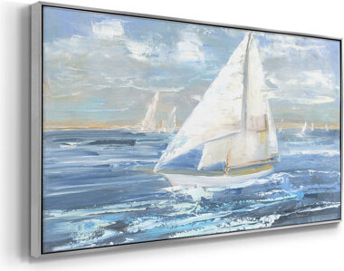 Lark Manor Rounding Todd's Point- Framed Gallery Wrapped Canvas -Ready to Hang