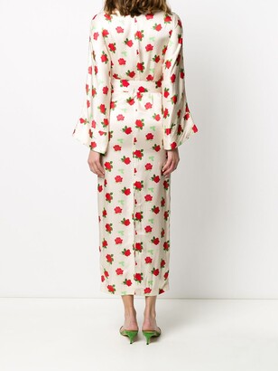 BERNADETTE rose print dress