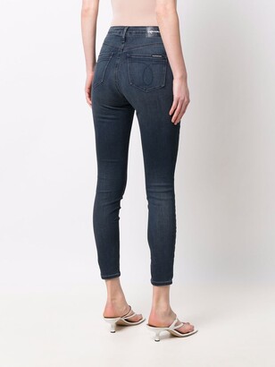 Calvin Klein Jeans High-Waist Cropped Jeans