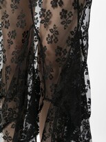 Thumbnail for your product : yuhan wang Sheer Floral-Lace Culottes