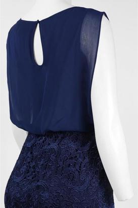 Aidan Mattox Sleeveless Lace Long Dress 251704760