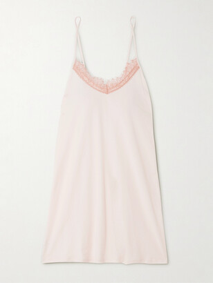 Cheibear Womens Sleeveless Pajamas Round Neck Sleepwear Lace Trim Lounge Camisole  Mini Nightgowns Pink Small : Target