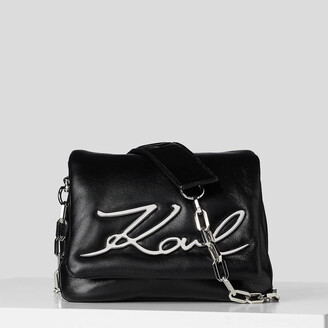 Farfetch Damen Accessoires Taschen Umhängetaschen K/Signature leather shoulder bag 