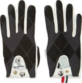 Thumbnail for your product : Moncler Gamme Bleu White Leather Argyle Gloves