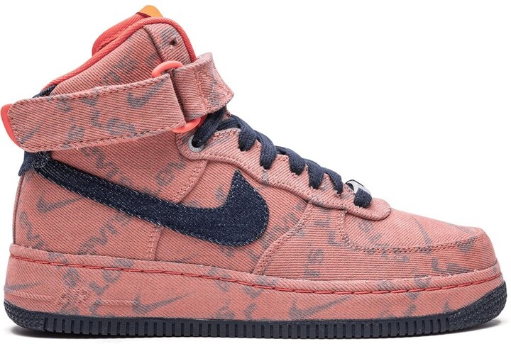 Nike Air Force 1 High "Levi's Denim" sneakers - ShopStyle