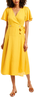 donna morgan wrap dress