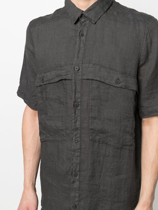 Transit Short-Sleeve Linen Shirt