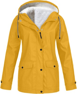Womens Yellow Raincoat | Shop the world's largest collection of fashion |  ShopStyle UK