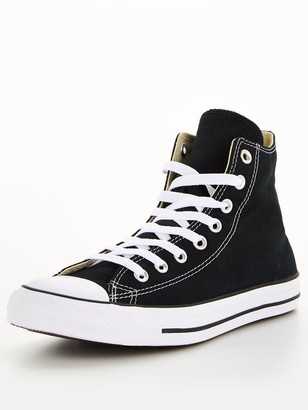 Converse All Star Hi Wide Fit Black - ShopStyle Trainers & Athletic Shoes