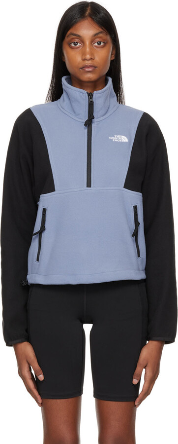 The North Face Blue & Black TKA Attitude Sweater - ShopStyle