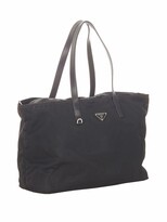 Thumbnail for your product : Prada Pre-Owned Triangle Logo Nylon Tote Bag