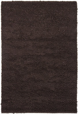Latitude Run Eastwood Handmade Shag Wool Brown Area Rug