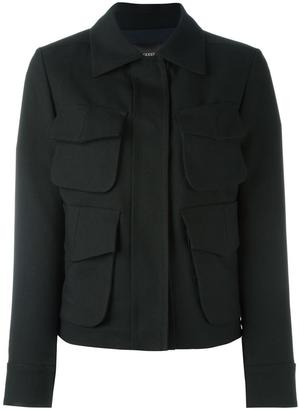 Odeeh flap pocket jacket - women - Cotton/Polyester/Viscose - 40