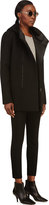 Thumbnail for your product : Rad Hourani Rad by Black Wool Hooded Zip Up Coat