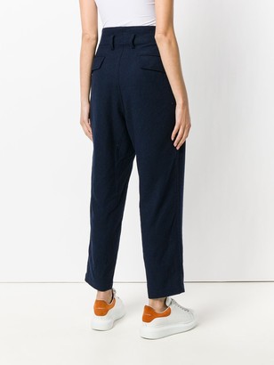 Y's Straight-Leg Tailored Trousers