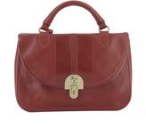 Thumbnail for your product : Il Bisonte Red Leather Handle Bag