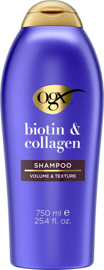 OGX Thick & Full + Biotin & Collagen Volumizing Shampoo, 25.4 fl. oz