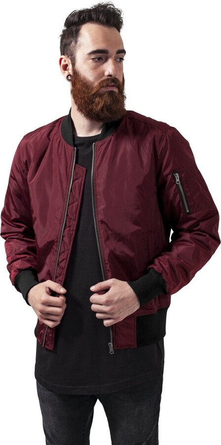 burgundy bomber
