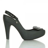 Thumbnail for your product : Melissa Black Matt Karl Lagerfeld KL Ultragirl Heel Women's Shoe