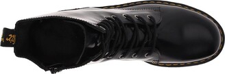 Dr. Martens Jadon Smooth Leather Platform Boots (Black Polished Smooth) Lace-up Boots