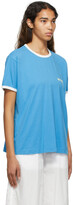 Thumbnail for your product : Sunnei Blue Cotton T-Shirt