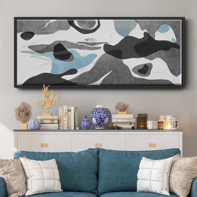 Wexford Home Rivers & Stones III- Framed Canvas