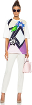 Thumbnail for your product : 3.1 Phillip Lim Geo Floral Oversized Tee in Antique White