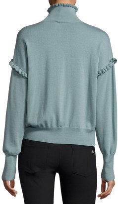 Rebecca Taylor Long-Sleeve Merino Wool Pullover Sweater