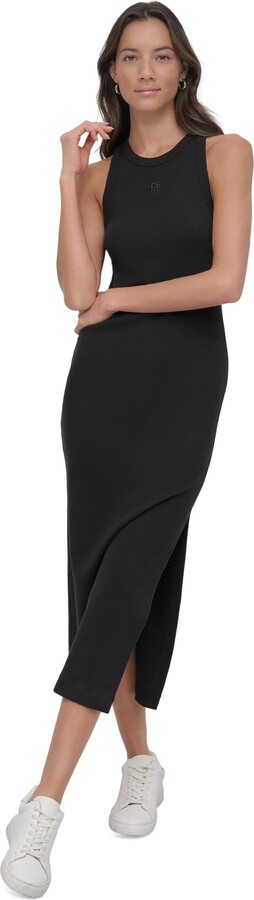 Dkny Jeans Women's Side-Slit Tank Midi Dress