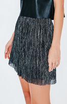 Thumbnail for your product : KENDALL + KYLIE Kendall & Kylie Metallic Pleated Skirt