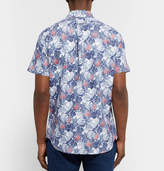 Thumbnail for your product : Alex Mill Button-Down Collar Palm Leaf-Print Cotton Oxford Shirt