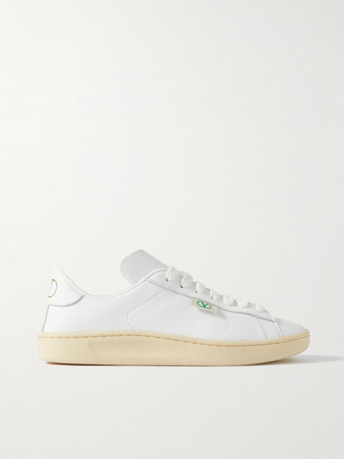 Valentino Garavani Royco Leather Sneakers - White