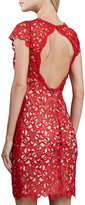 Thumbnail for your product : Alice + Olivia Clover Cap-Sleeve Eyelet Dress