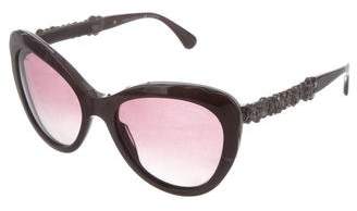 Chanel Cat-Eye Bijou Sunglasses
