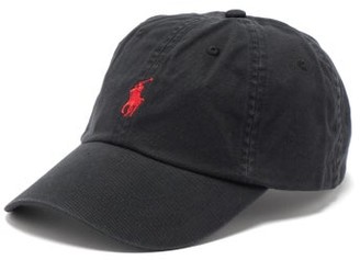 ralph lauren cap black red